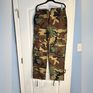 Camo Pants, Size Medium, Worn Once